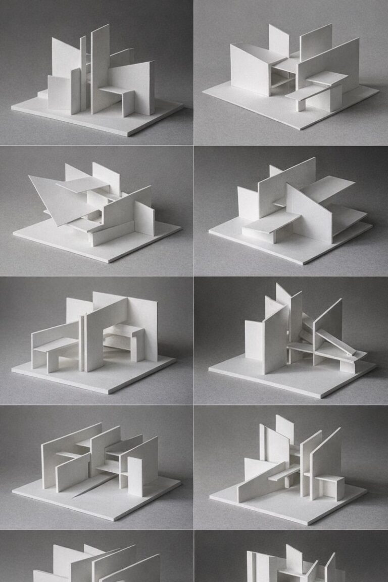 建築初期外型概念模型